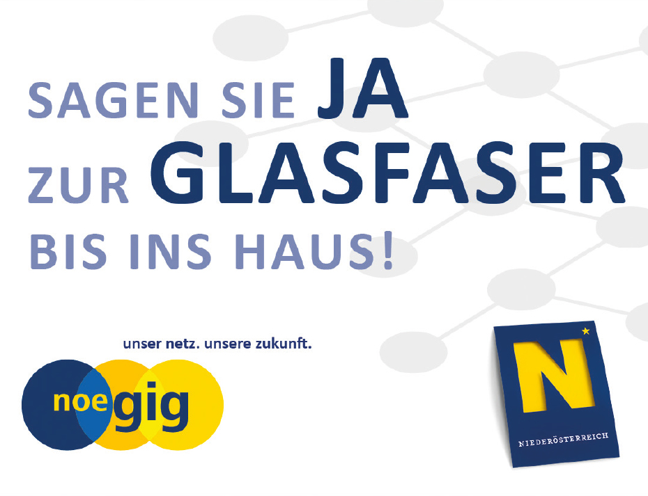 Sagen wir Ja zum Ausbau des noeGIG Glasfasernetzes in Tattendorf